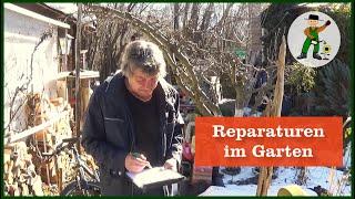 Reparaturen planen im Garten