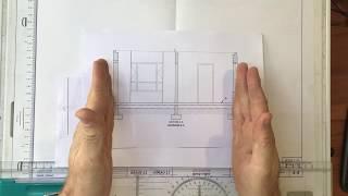 Drawing external walls on a sectional elevation. Video 2 2020