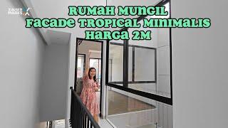 Rumah Mungil dengan facade Tropical Minimalis |Brand New di Griya Loka BSD