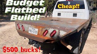 Budget Flatbed Build! $500 bucks!