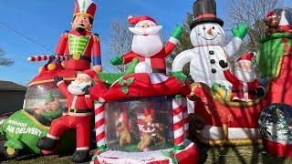 HUGE Christmas 2020 Airblown Inflatable display