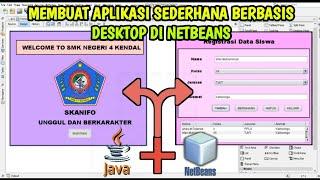 Tutorial cara membuat aplikasi data siswa sederhana berbasis desktop di NETBEANS Terbaru 2024