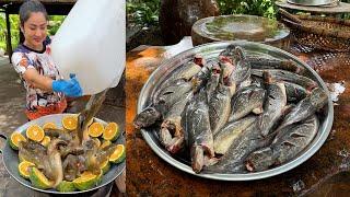 Yummy Orange and Catfish cooking - Country chefs