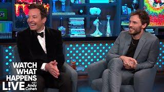 Jimmy Fallon and Sam Claflin Give a Damn About Taylor Swift’s Upcoming Tour | WWHL