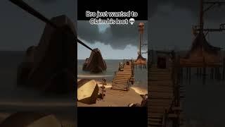 Sea Of Thieves Funny Moment #11 #fling #funnyclip #seaofthieves #viral #funny #boat #fly #harpoon