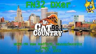 Cat Country 98.1 | WCTK-FM New Bedford, Massachusetts Legal ID (7/27/2023)