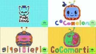 Logo Effects Pixel Art Minecraft Compilation V5