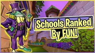 Wizard101: Schools Ranked By FUN