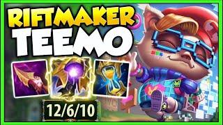 RIFTMAKER IS THE MOST POWERFUL MYTHIC ON TEEMO (MOST DAMAGE TAKEN & DEALT) - League of Legends