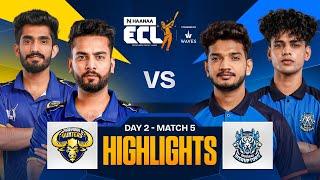 Elvish Finishes off in style vs Munawar’s Disruptors | Match 5 - Highlights | ECLT10