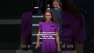 Kate Middleton receives standing ovation at Wimbledon amid cancer treatment | GMA