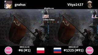 gnahus vs Vitya1437 | The Red Army Choir - National Anthem Of The USSR [Veteran] +HDDT