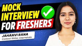 Live Mock Interview | Content Writing | Internshala Clubs