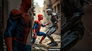 Epic Battle: Hulk, Spider-Man, and Iron Man Unite to Take Down the Robot Army | #shorts #spiderman