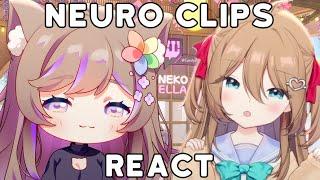 NekoElla Reacts to More NeuroSama Clips | Highlights