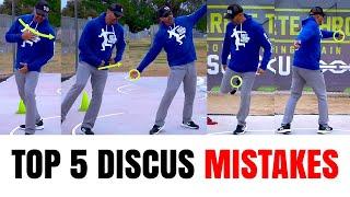 TOP 5 Biggest Discus Mistakes