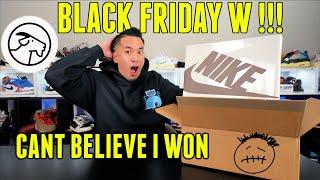 BLACK FRIDAY W !!! GOAT APP I CANT BELIEVE I WON TRAVIS SCOTT !!!