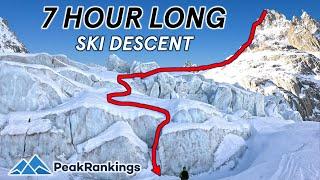 World’s Longest Ski Run: Vallée Blanche in Chamonix, France