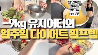 -9kg 유지어터의 일주일 다이어트 밀프렙 l 다이어트는 식단이 80% 미리 준비만 해놔도 빠져요 l 저당피클 3종 활용 레시피