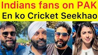New York  Indians fans ky Pakistani players ko mashwary | en ko cricket seekh Kr ana chahiy