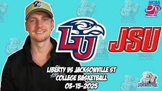 Liberty vs Jacksonville State 3/15/25 Free College Basketball Picks and Predictions | NCAAB Pick