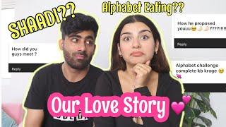 QnA : Our Love Story |How did we meet ?|  Alphabet Eating When?| Yashita Rai @nishchay_verma