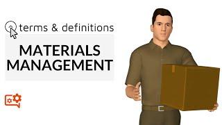 Materials Management I Terms & Definitions