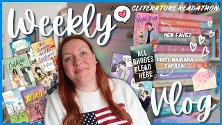 11 Books, A Poorly Wrist and Lots of Fun  | Cliterature Vlog