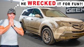 Detailer REACTS To Customer's "Not So Dirty" Car! | Super Muddy Disaster Detail!