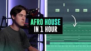 Making An Afro House Track in 1 HOUR (Full Process)