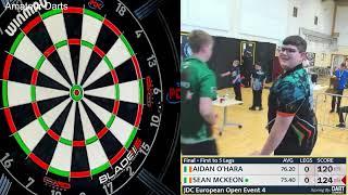 Aidan O'Hara vs Sean McKeon  Final  JDC European Open Event 4 2023