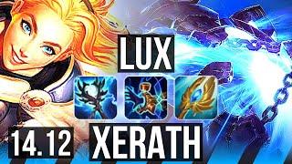 LUX vs XERATH (MID) | 1500+ games, 9/3/12 | EUNE Master | 14.12