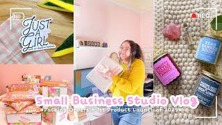 New Product Launch + Packing Orders | Studio Vlog 051 | Small Business Vlog