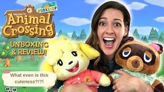 Animal Crossing New Horizons Tom Nook & Isabelle Summer Phrases Build-A-Bear Plushies Adara Unboxed