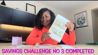 Savings Challenge NO. 3 Completed How To Save Money For Emergency Fund