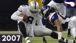 Daunte Returns to the Dome - Raiders vs. Vikings (Week 11, 2007) Classic Highlights