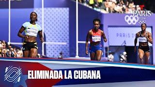 Yunisleidy García, de Cuba, queda eliminada en prueba de 100 metros | Juegos Olímpicos París 2024