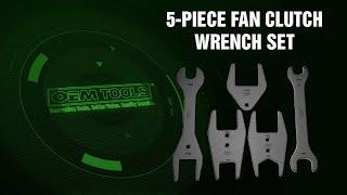 OEMTOOLS 27186 Fan Clutch Wrench Set, 5-Piece