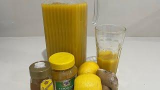 GINGER LEMON TURMERIC SHOTS.