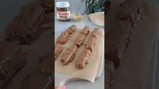 No bake chocolate brownie bars  #shorts