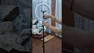 Unboxing 10 inch ring light with tripod setup under 700#shorts#flipkart  #shortsfeed#viral#ytshorts