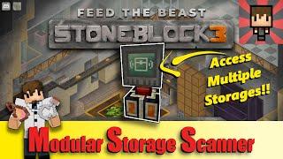 FTB STONEBLOCK 3 - Modular Storage Scanner & Magmatic Dynamo - EP19