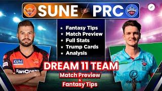 PRC vs SUNE Dream11 Team Prediction, SUNE vs PRC Dream11: Fantasy Tips, Stats and Analysis