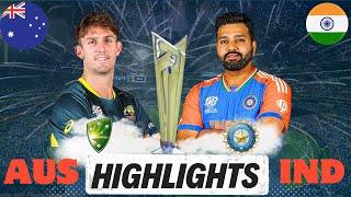 India vs Australia Super 8 Highlights T20 World Cup 2024 | Rohit Sharma's Explosive Fifty!