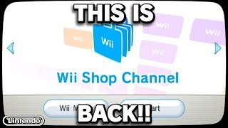 THE WII SHOP CHANNEL IS BACK IN 2024??? | Rii Shop Channel BETA (DISCONTINUED)