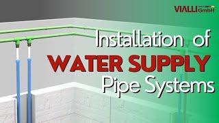 VIALLI PPR and Pex Water Supply Pipe System Installation Video