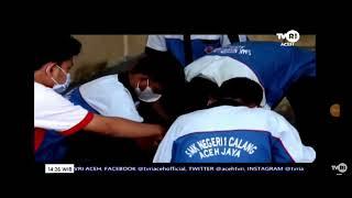 Siswa SMKN 1 Calang Tetap Patuhi Protkes Secara Ketat