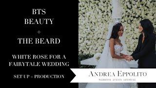 #BTS Fairytale White Rose Wedding at Stirling Club Beauty and the Beard Las Vegas Wedding Planner