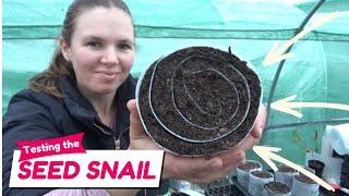 The Seed Snail | Starting my seeds with this new amazing method | Does it work?