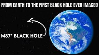 Traveling from Earth to M87*, The First Black Hole Ever Imaged – Space Engine